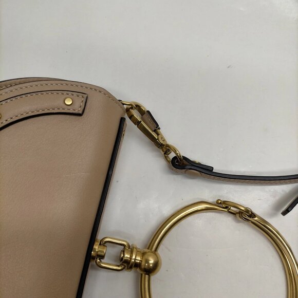 Authentic Chloe Beige Leather Hand Bag mon689-110525 - Picture 6 of 16